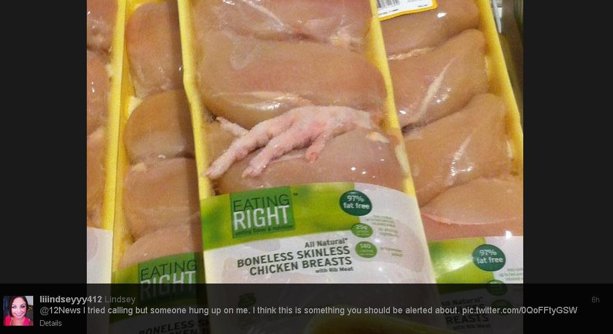 Woman Finds Chicken Foot in Safeway Package: ‘I’m vomiting’