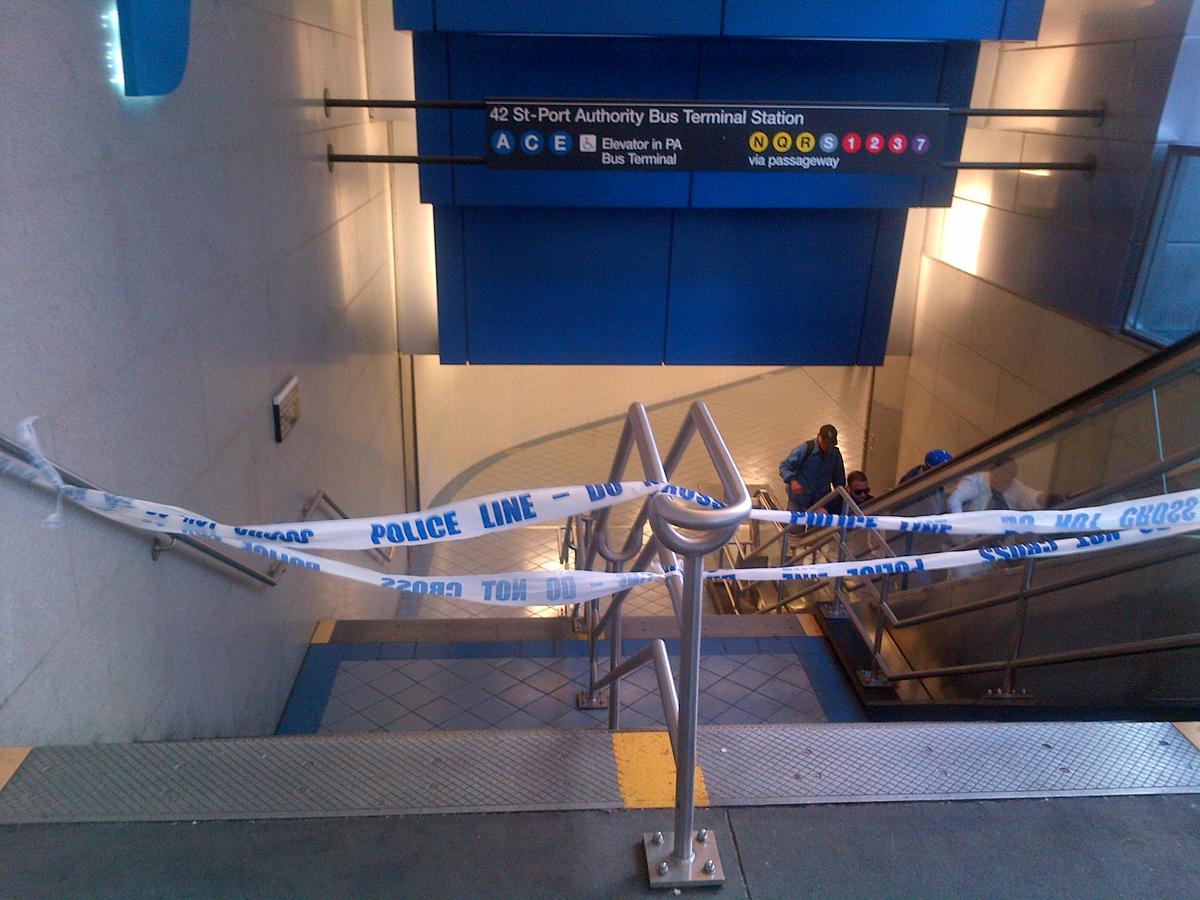 New York: Reported Grenade at Times Square Subway Station Actually a Lantern