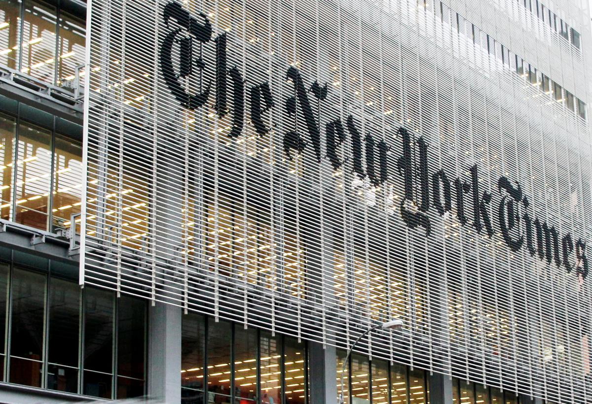 New York Times Leases Last of 7 Floors in Flagship Tower