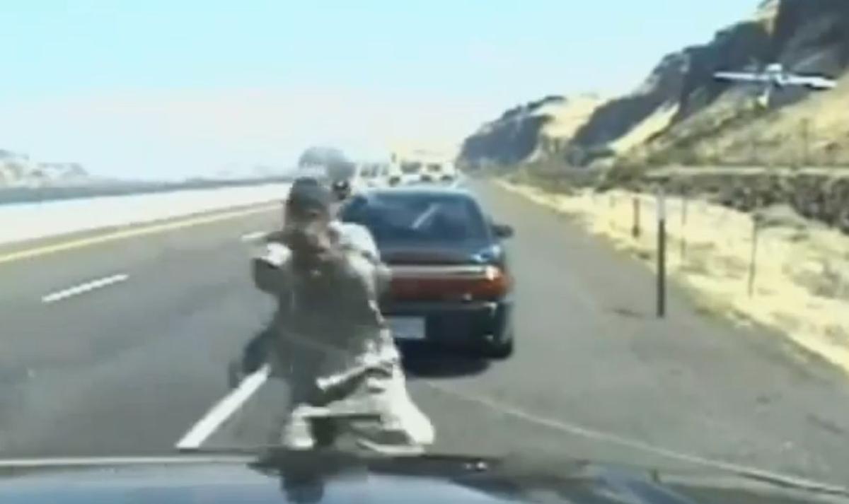 John Van Allen, Soldier, Shoots Oregon Trooper; Captured on Video