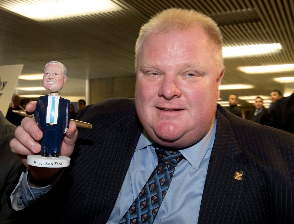 Rob Ford Bobblehead Doll Sells Out, Now Selling on eBay for $200-$365