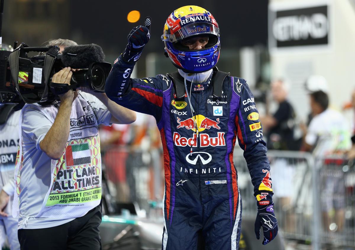 Webber Wins Pole for Formula One Abu Dhabi Grand Prix