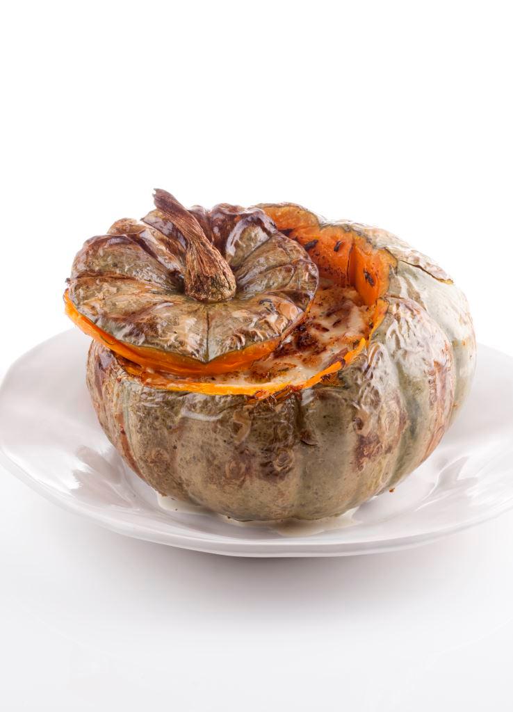 Recipe for Daniel Boulud Cheese-Stuffed Pumpkin