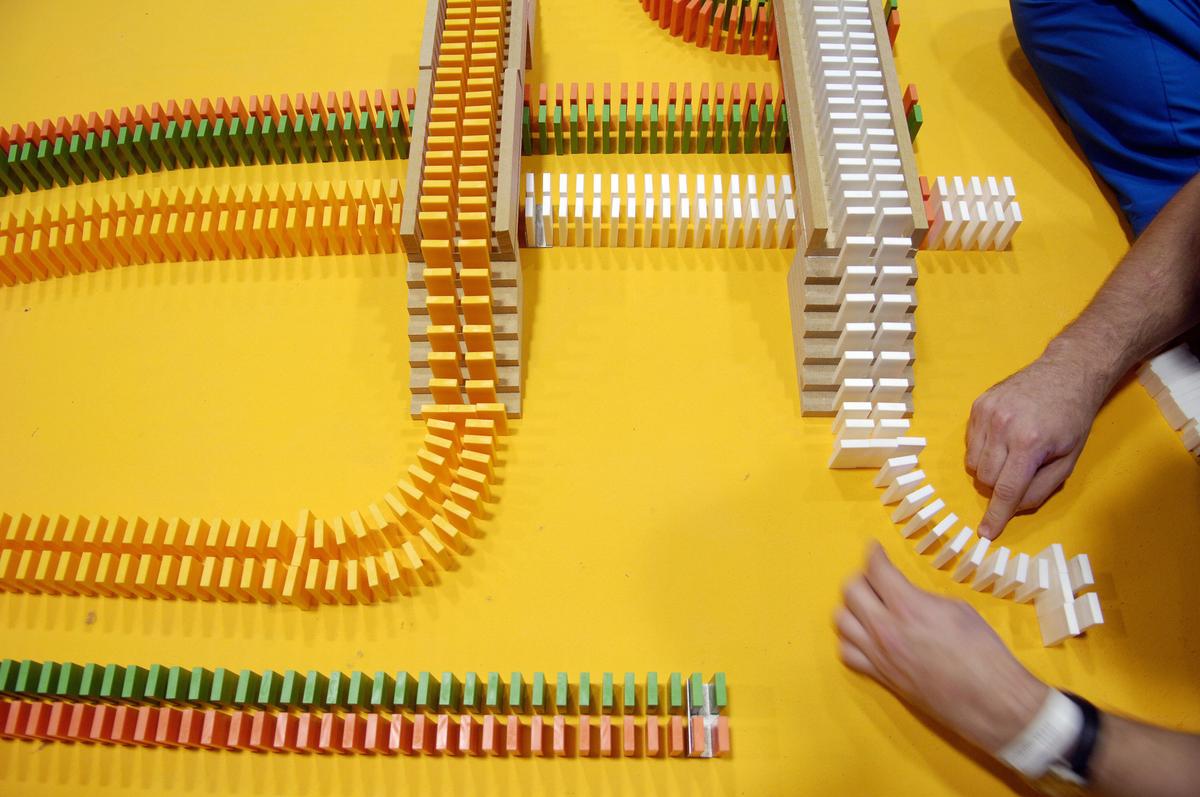 Insane Domino Tricks 