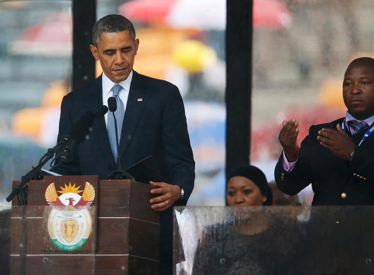 Thamsanqa Jantjie ID’ed as ‘Fake’ Sign Language Interpreter During Mandela Service