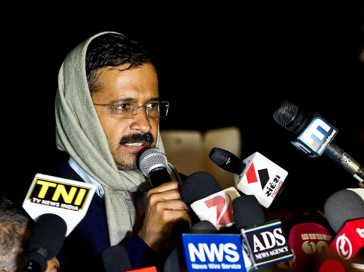 Sit-In Forces Hand of Delhi Police