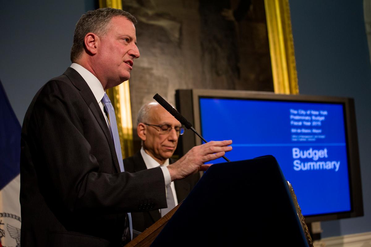 De Blasio to End Budget Gimmicks
