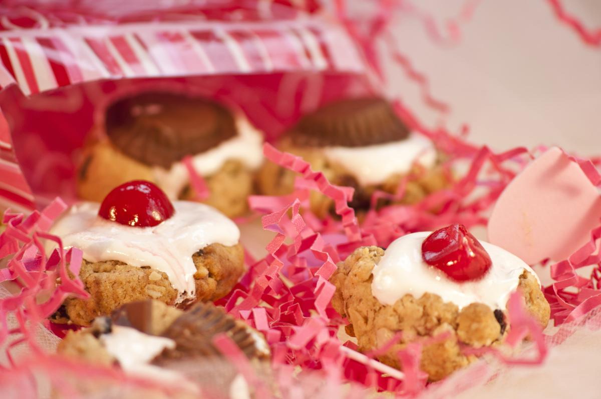 Marshmallow Crème ‘Oaties’ for Valentine’s Day