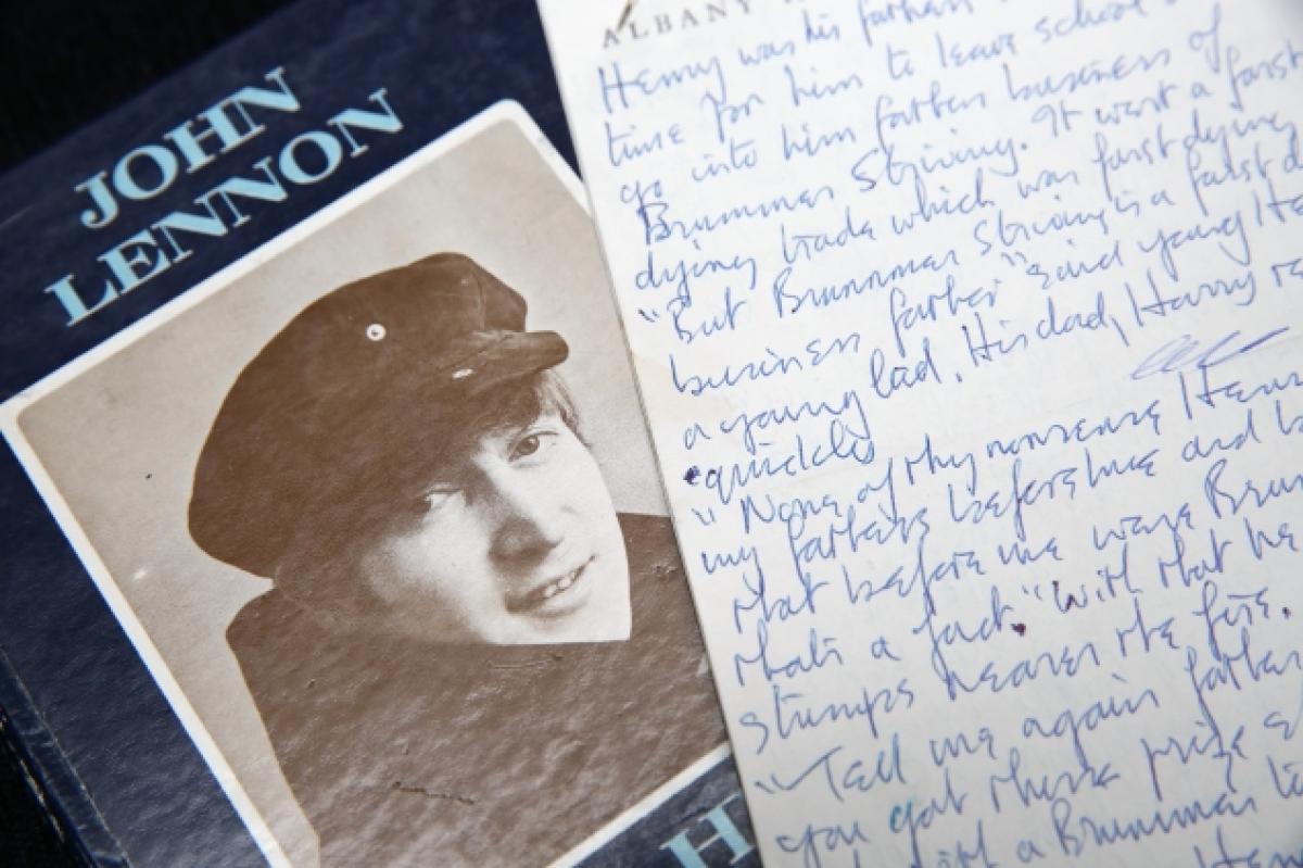 John Lennon’s ‘Artwork’ to be auctioned in NYC