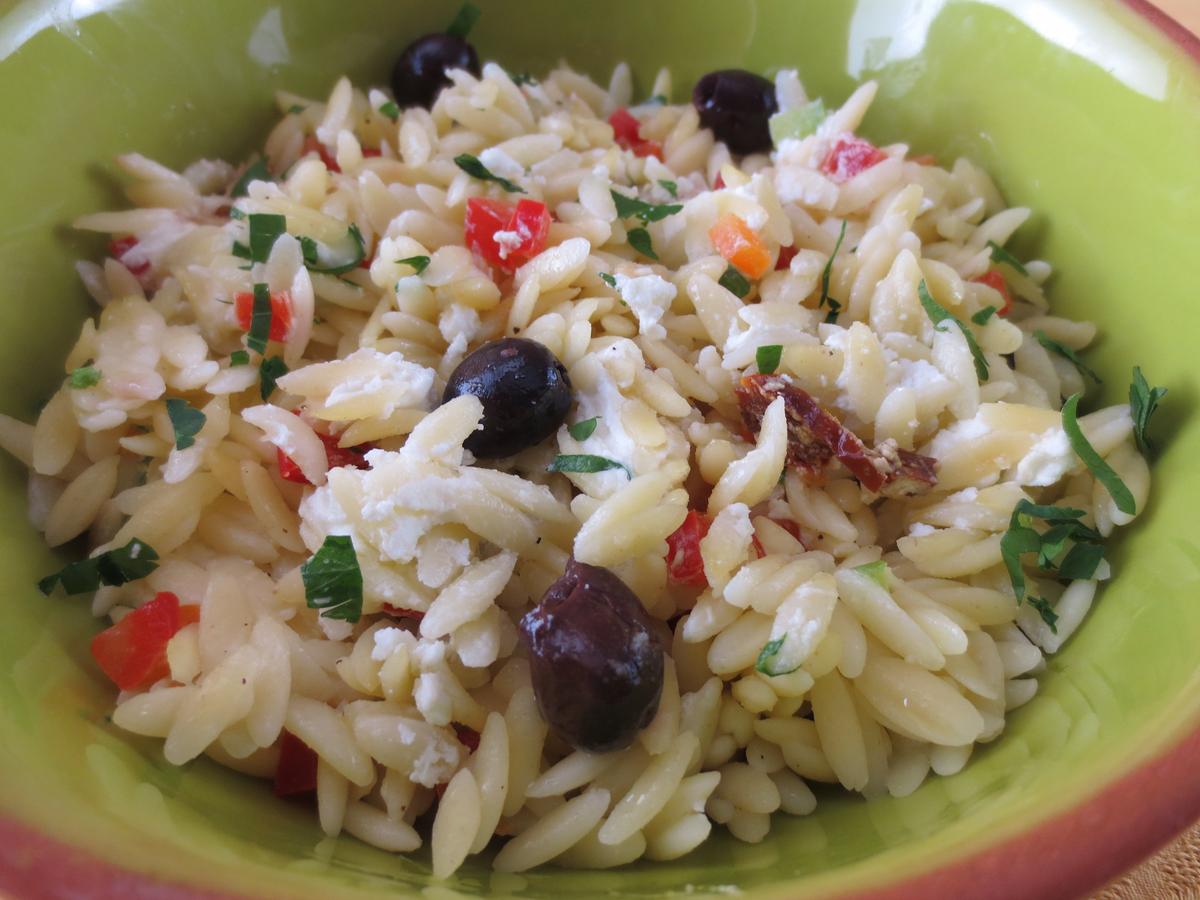 Orzo Caprese Salad