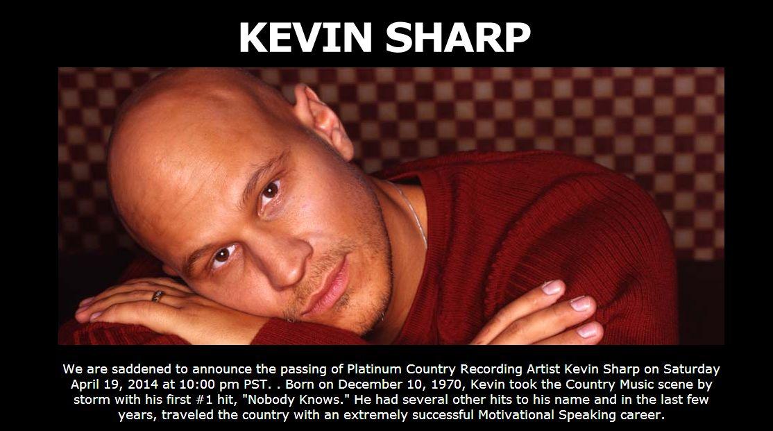 Kevin Sharp Dies: ‘Nobody Knows’ Singer Dead at 43 Years Old