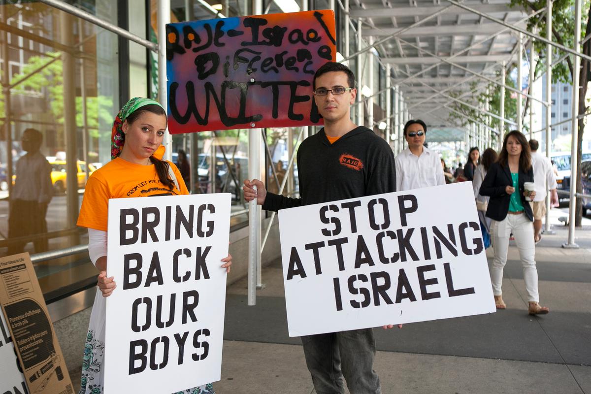 Keeping a Vigil for Kidnapped Teens in Israel