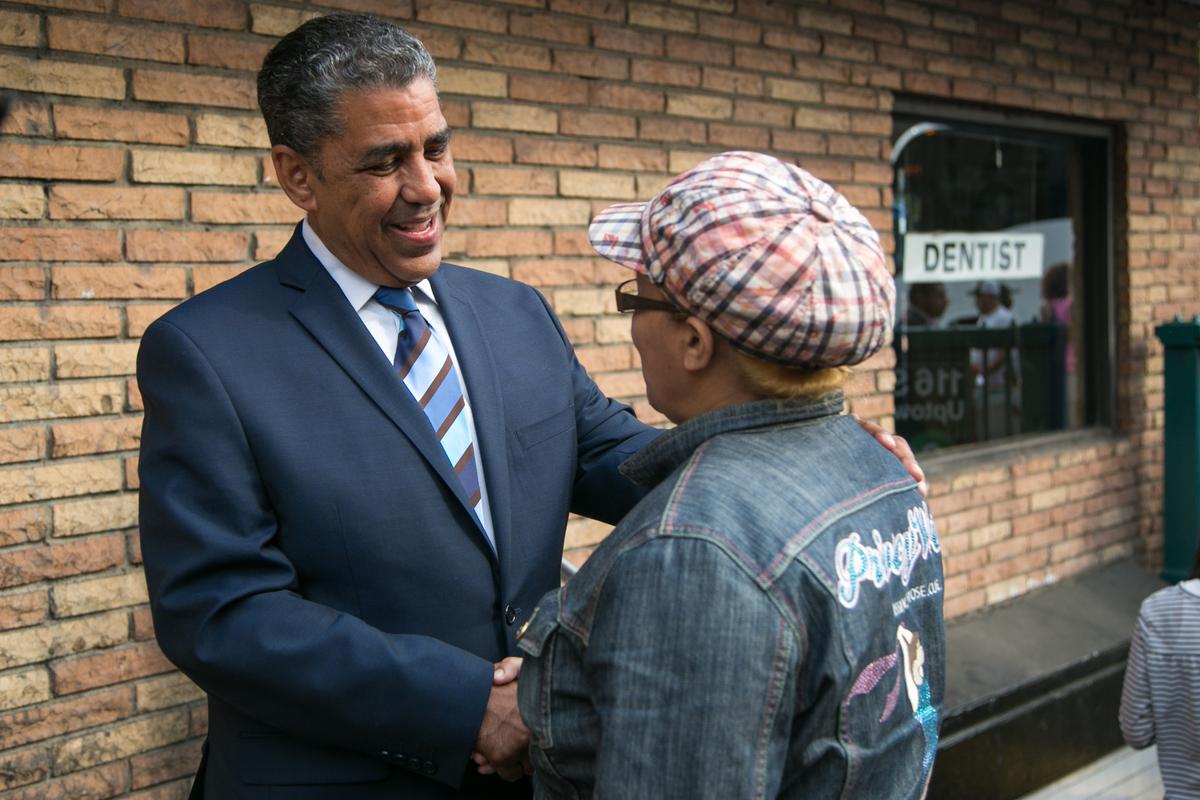 Espaillat Traverses District on Last Day of Campaign