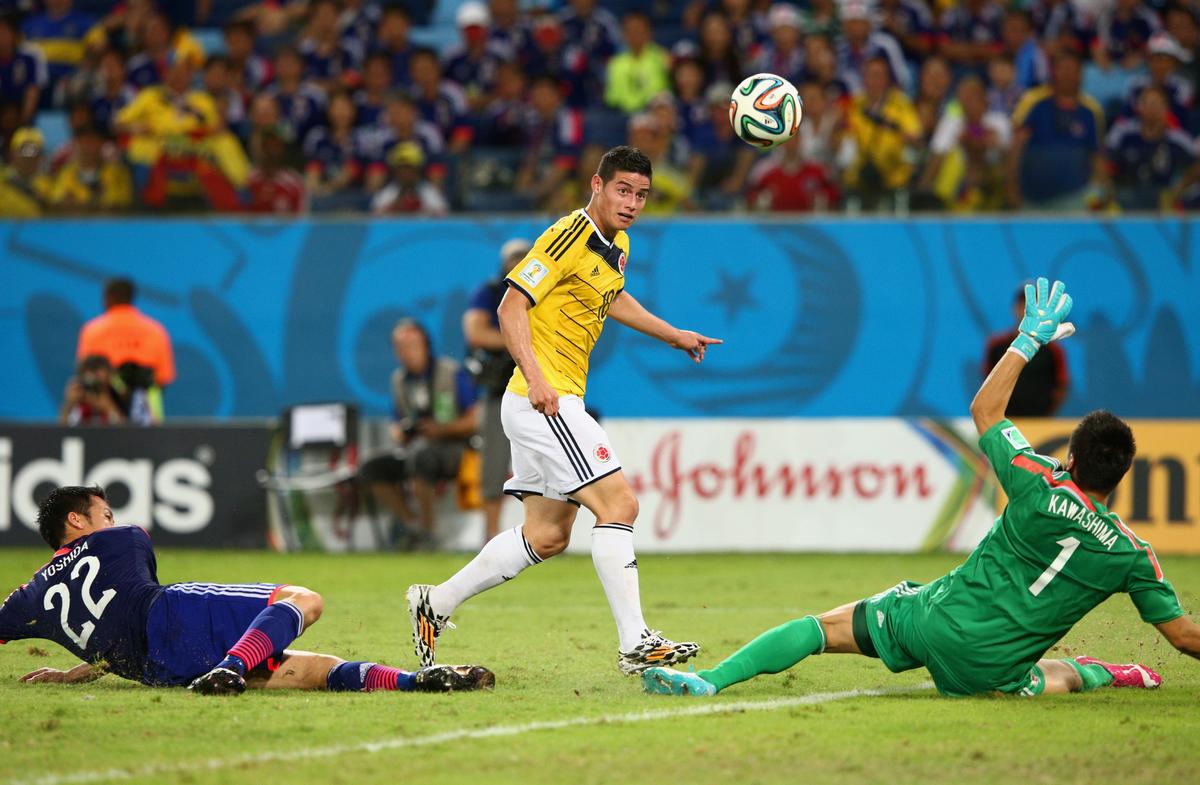 James Rodriguez Goal Video Today: Watch Colombia Striker Score Against Japan