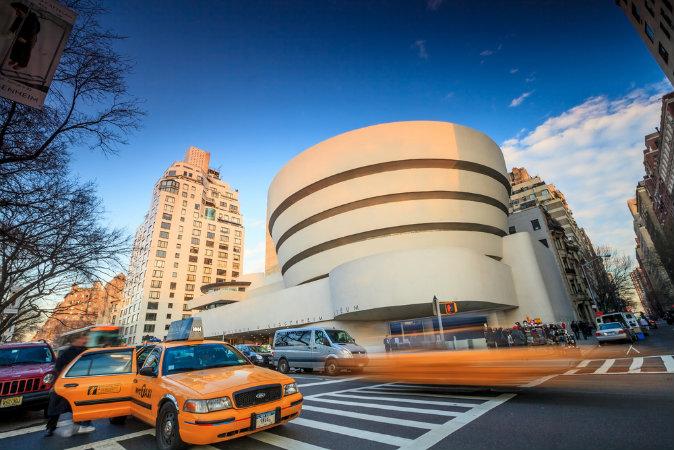 The Solomon R. Guggenheim Museum of modern and contemporary art in New York City, designed by Frank Lloyd Wright. (Shutterstock)