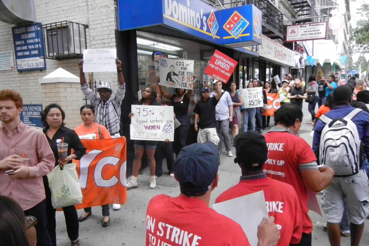 Tipped Workers Call on Cuomo to Raise Their $5 Minimum Wage