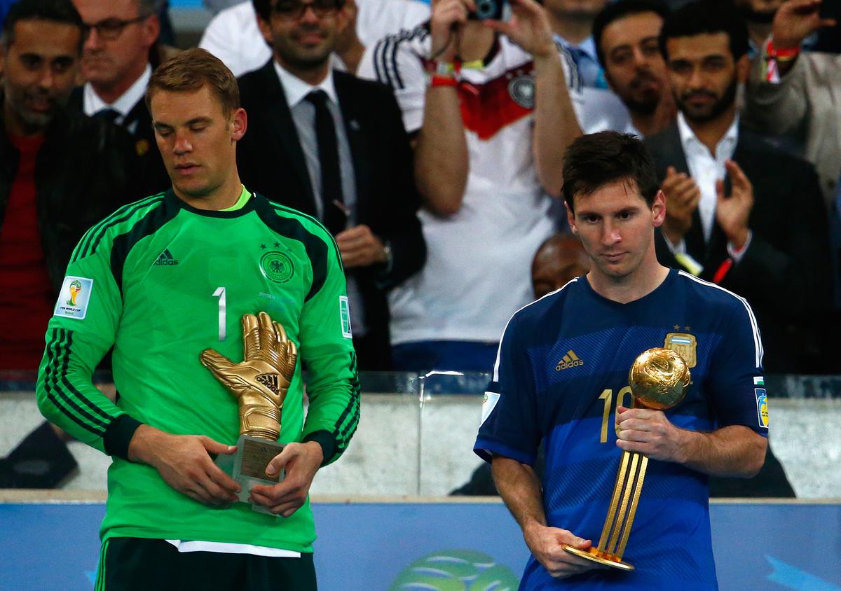2014 World Cup Golden Ball, Golden Boot, Golden Glove, Best Young Player Awards: Lionel Messi, James Rodriguez, Manuel Neuer, Paul Pogba are the Winners