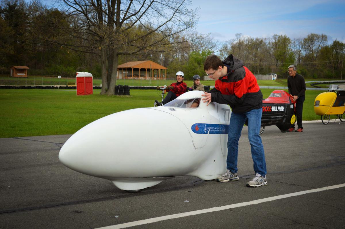 Team Known for Human Powered Helicopter Aims for Land Speed Record 