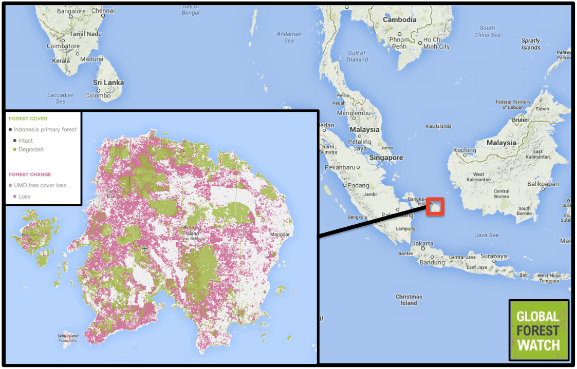 Deforestation and Mining Ruining Small Island