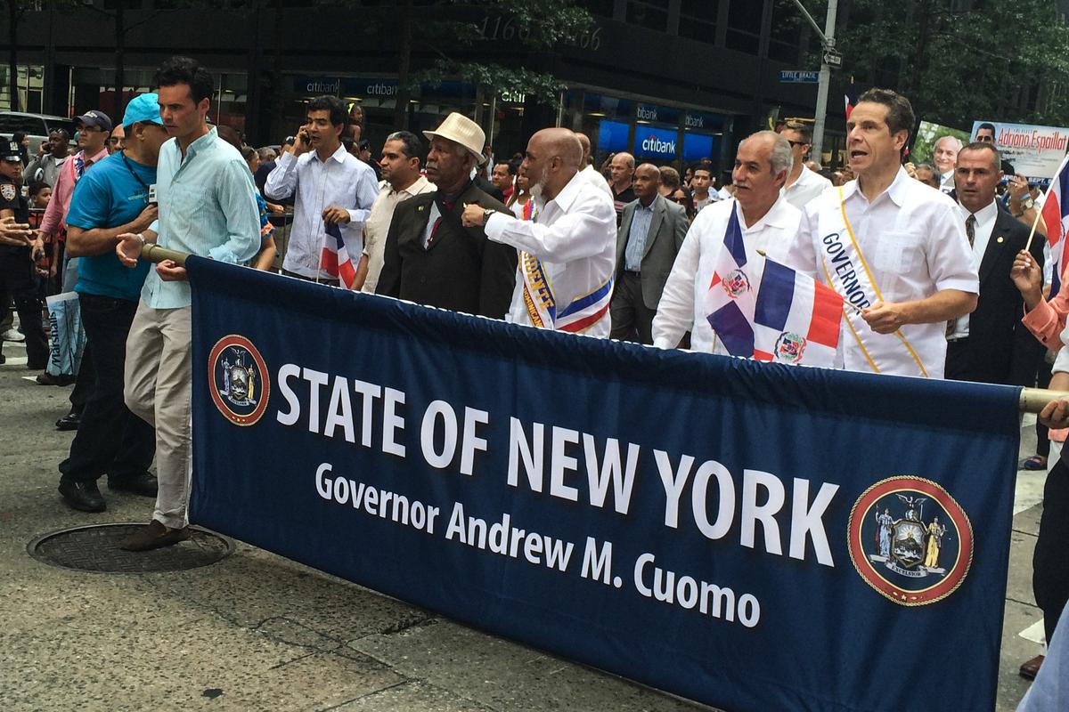 NY Gov. Andrew Cuomo Avoids Reporters’ Questions About Moreland at Dominican Day Parade