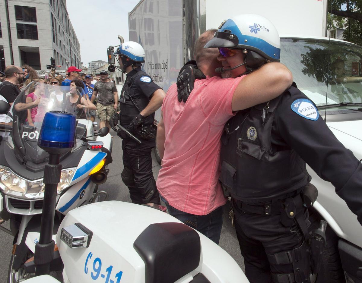 Quebec Premier Condemns Montreal Pension Protest, Police Apathy 