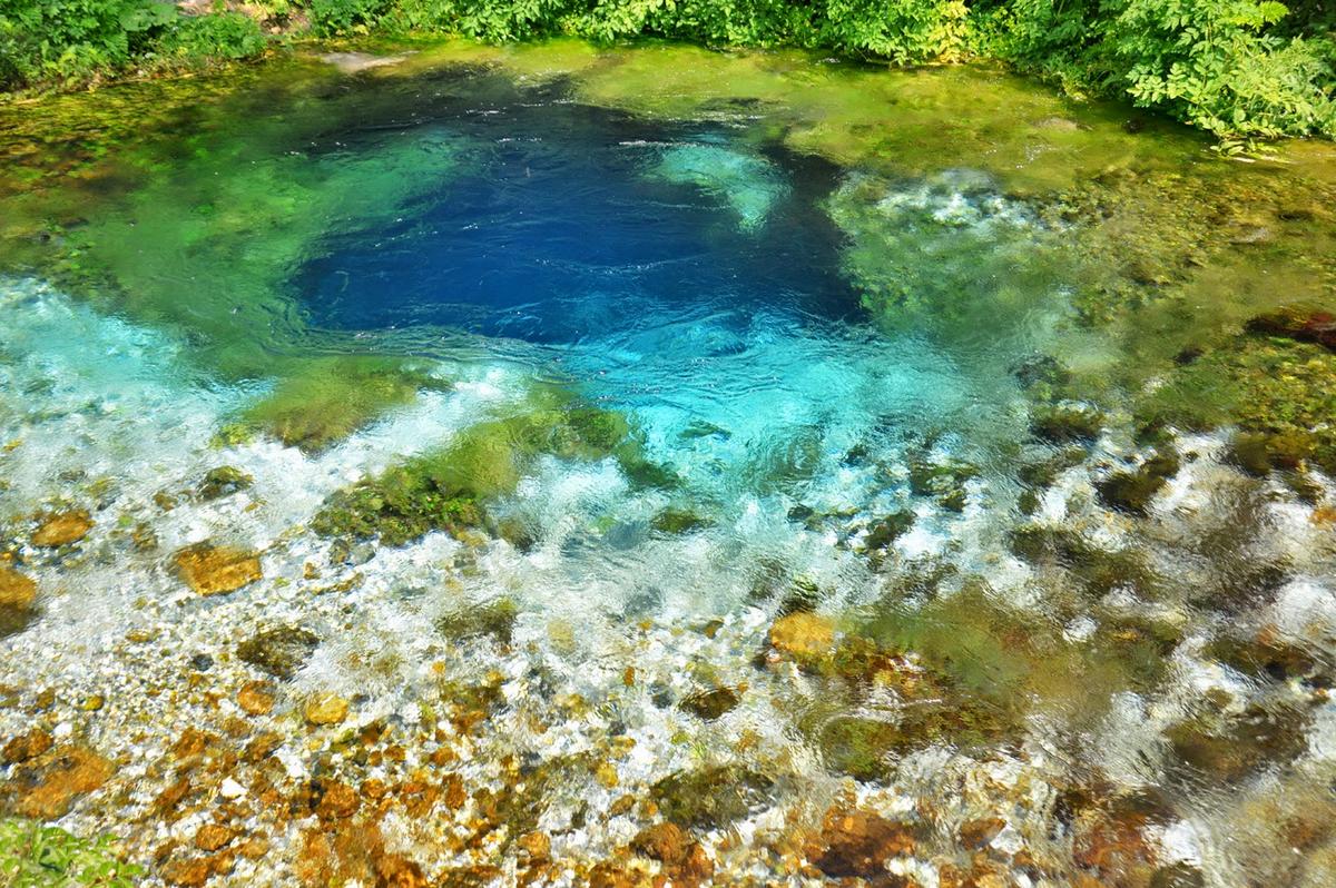 Syri i Kalter - The Blue Eye Spring in Albania 