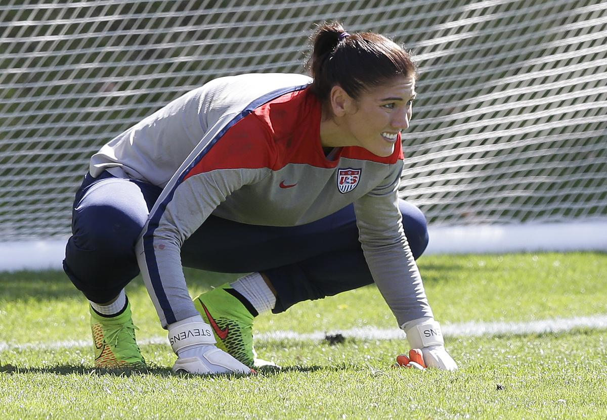 Thumbails of Hacked Photos Said to be of Soccer Player Hope Solo