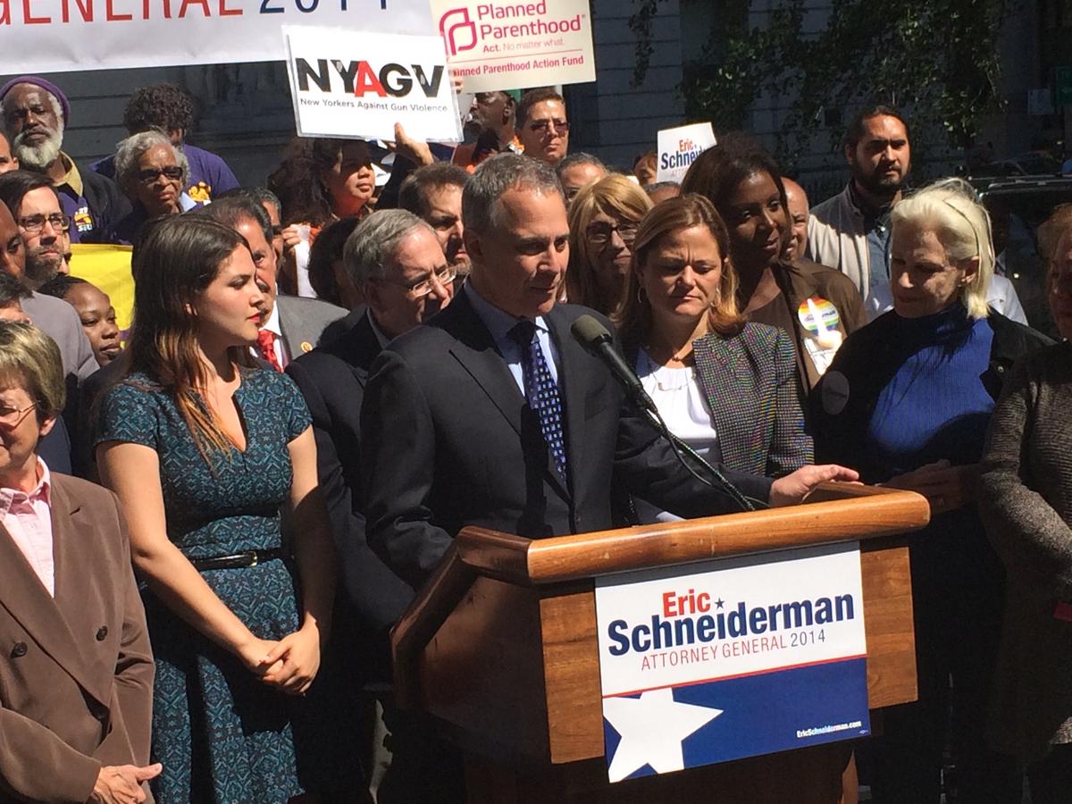 Schneiderman Kicks Off Campaign With Rally 