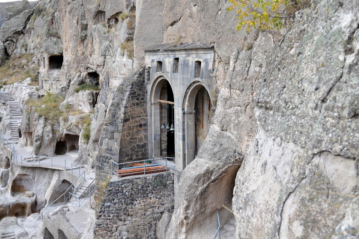Cave Monastery Carved in Rock