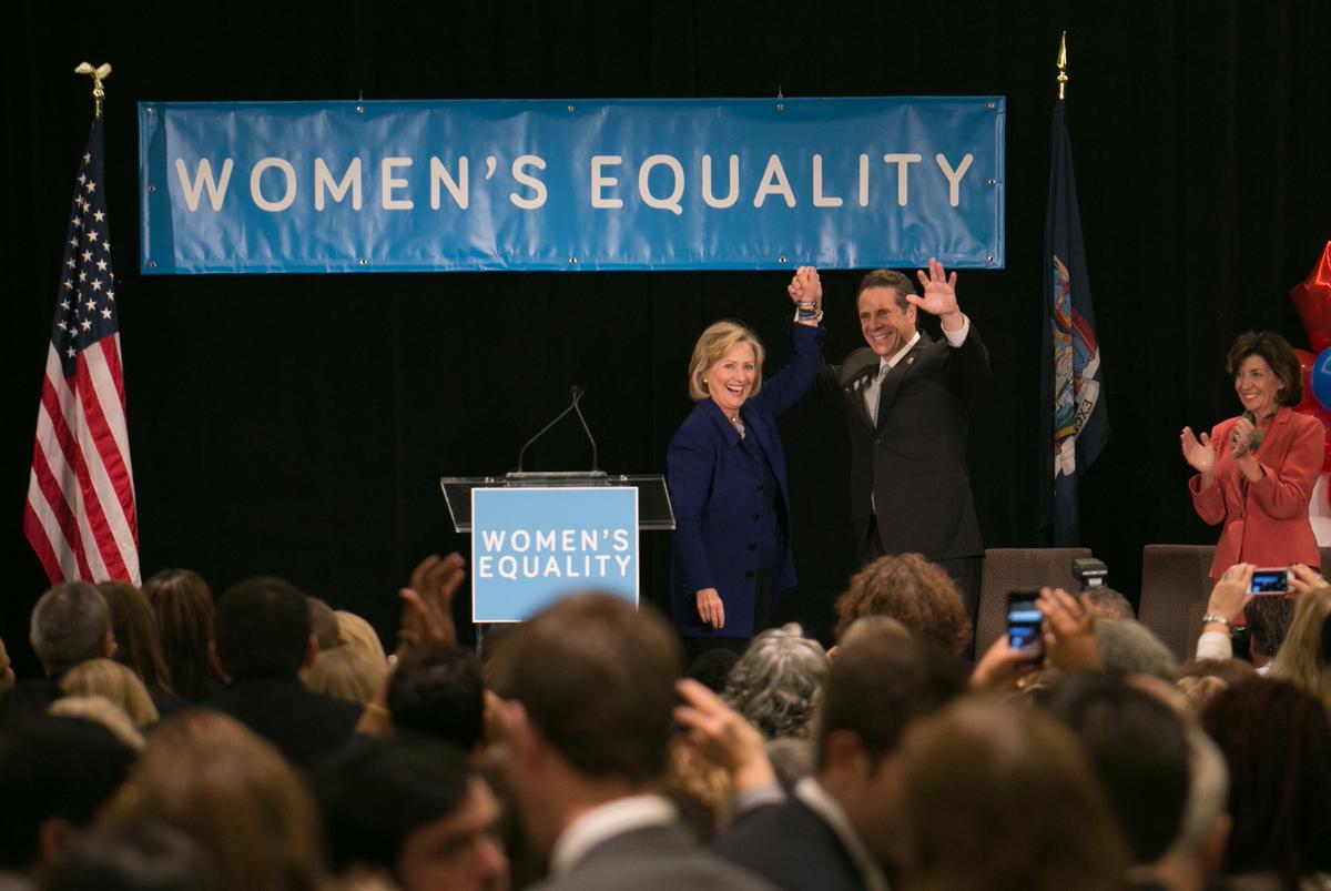 Clinton Shows Support for Women’s Equality Party