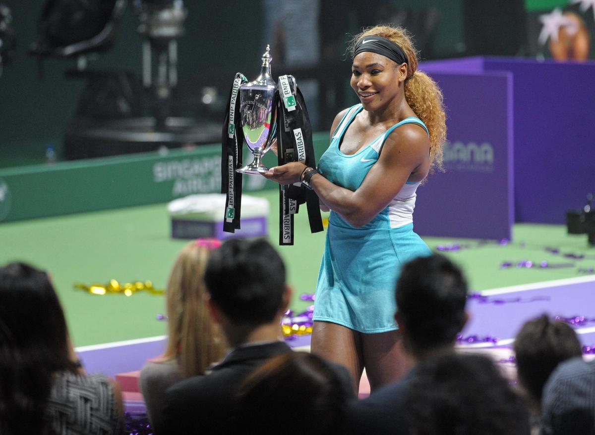 World No. 1 Serena Williams Wins the World Championship Title in Singapore