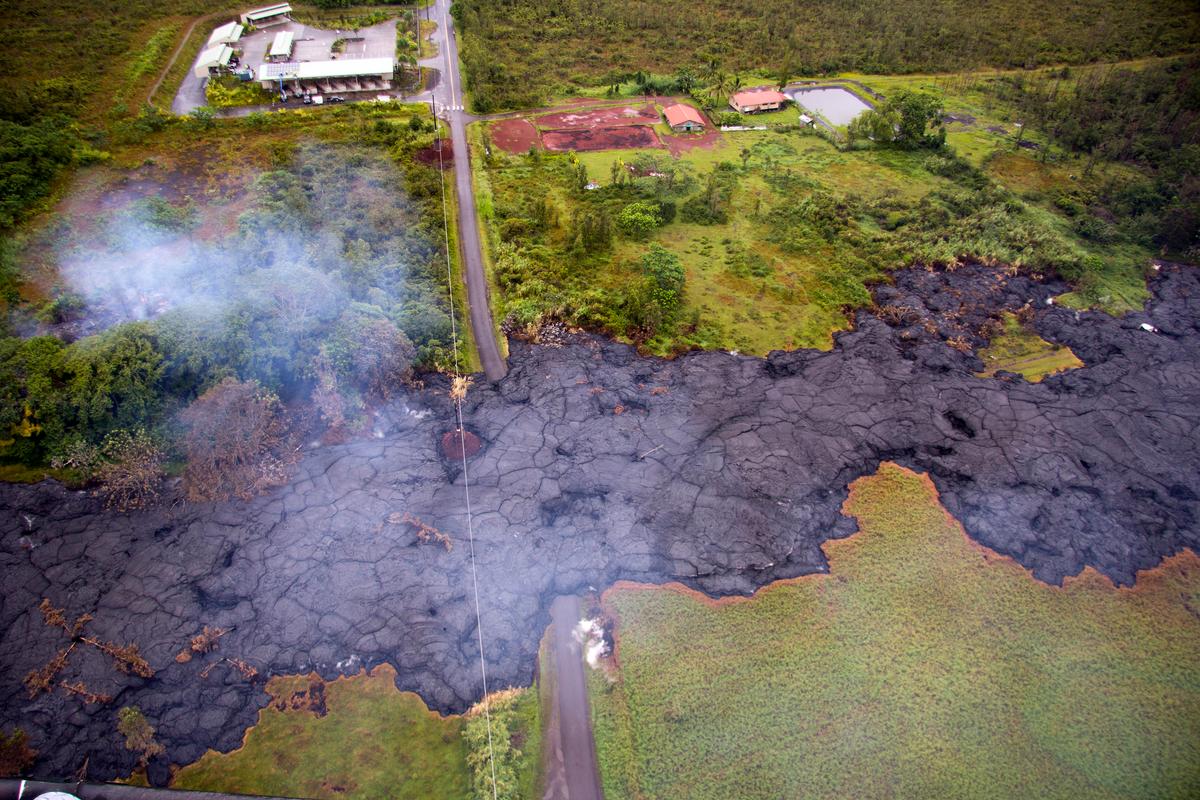 Guard Troops Sent to Site of Hawaii Lava Flow