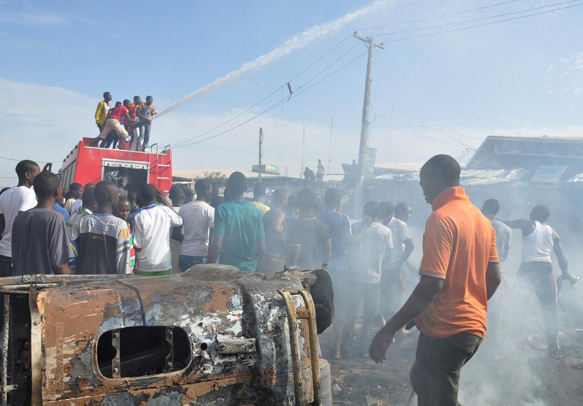 Women Suicide Bombers Kill 15 in Mosque at Government Estate