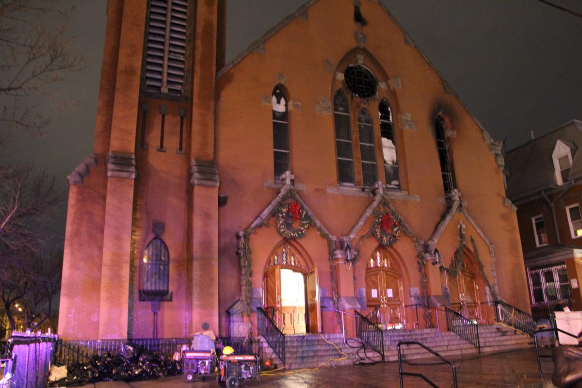 Fire in Catholic Church Brings Pain to the Corona Community