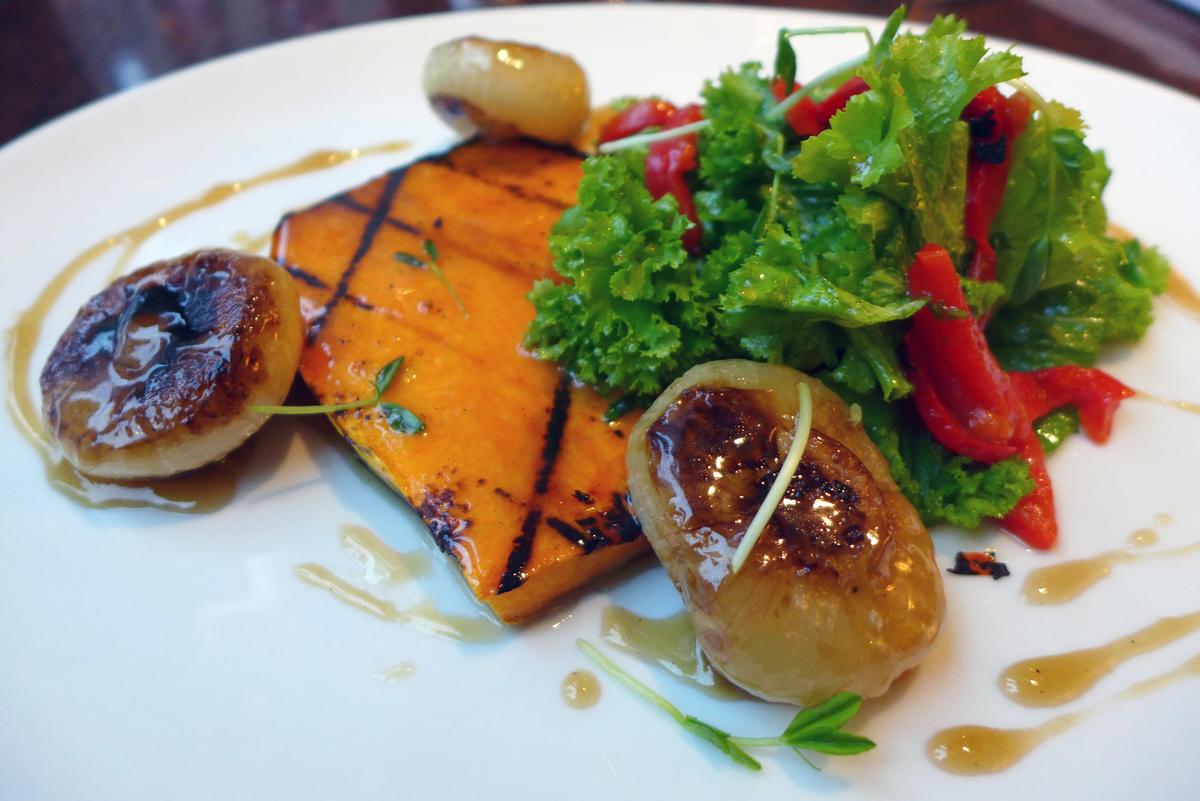 Chef Antonio Prontelli’s Grilled Bourbon-Maple-Glazed Butternut Squash