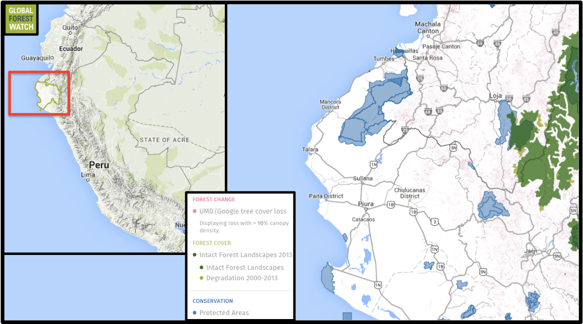 Study Finds Peru’s Protected Areas Are Mis-located