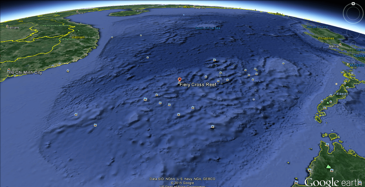 China Builds Military Runway on Its Self-Made Spratly Island