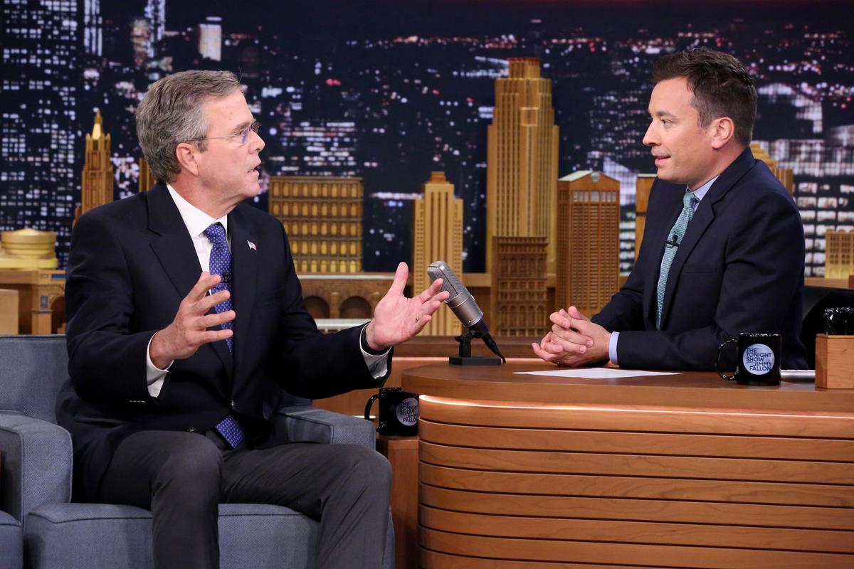 Jeb Bush ‘Slow Jams’ the News With Fallon