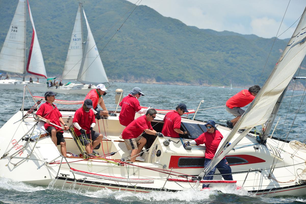 Blustery Conditions and the Occasional Downpour for Typhoon Races
