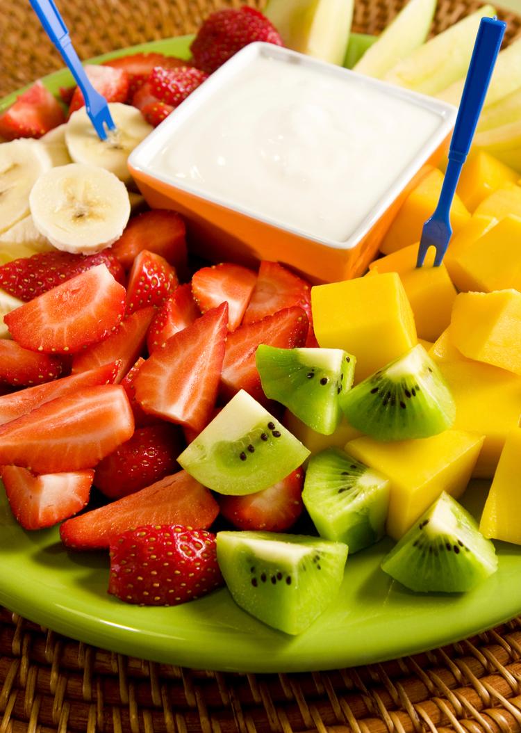 Fruit Salad With Dip