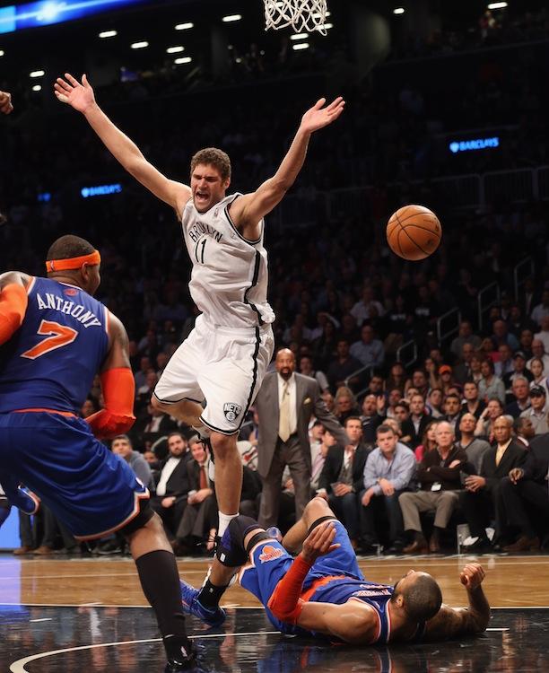 Nets Top Rival Knicks in Brooklyn