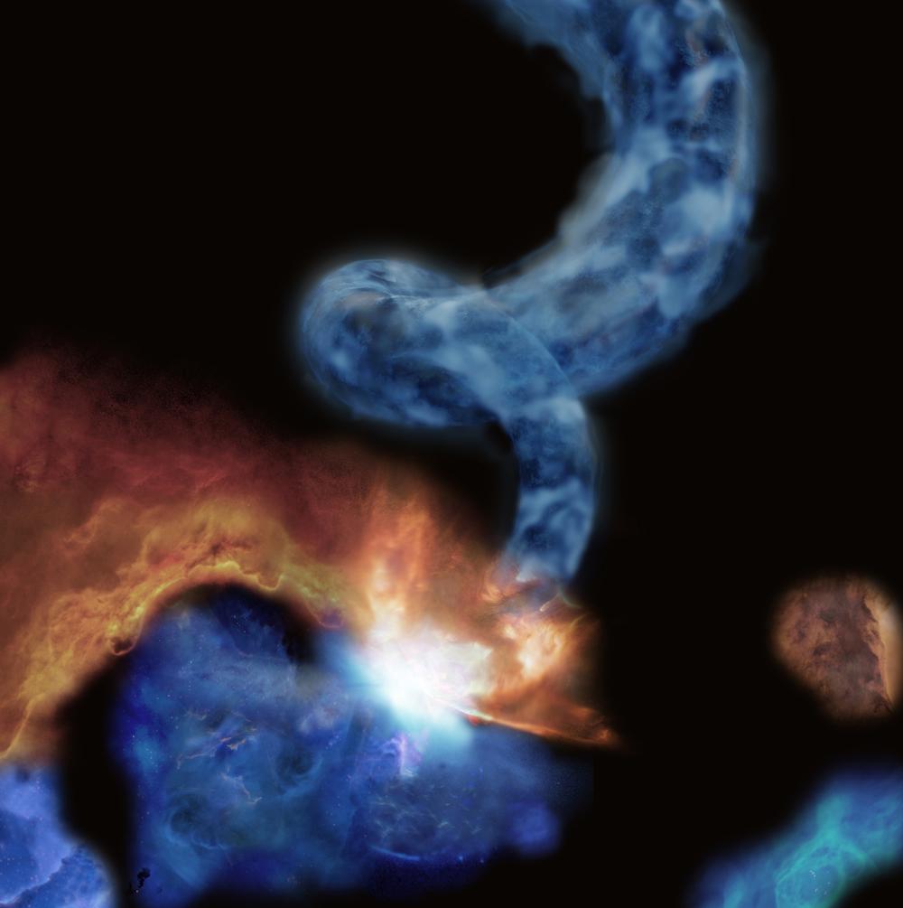 ‘Pigtail’ Molecular Cloud Discovered in Galactic Center