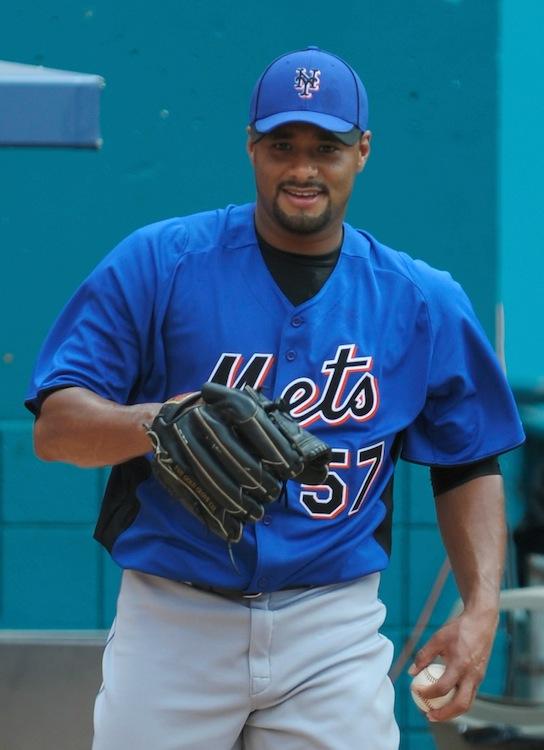 Johan Santana on Pace For Opening Day Start