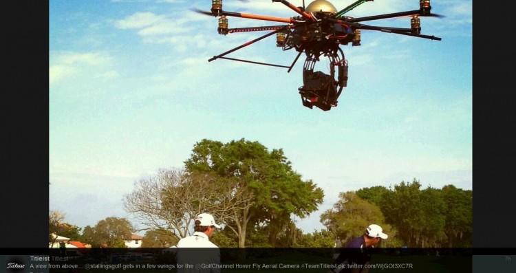 Golf Channel Drone Captured on Video