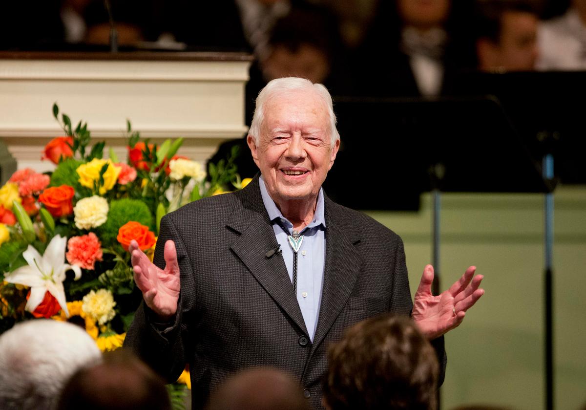 Jimmy Carter Compliments President Trump for Showing Restraint on Iran