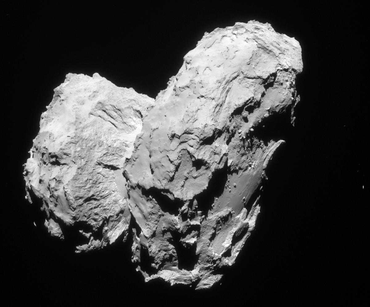 Rosetta Comet Likely Formed From 2 Separate Objects