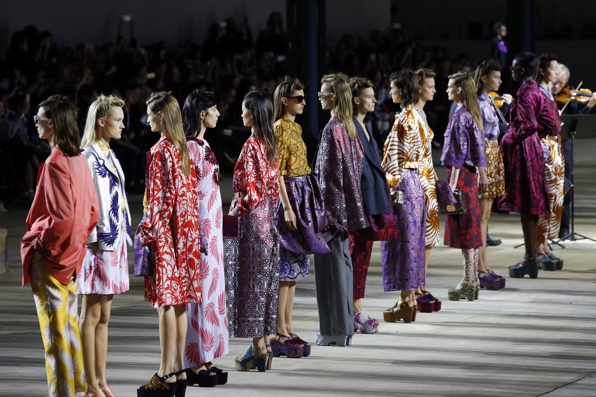 Dries Van Noten’s Color-Filled Dissonance