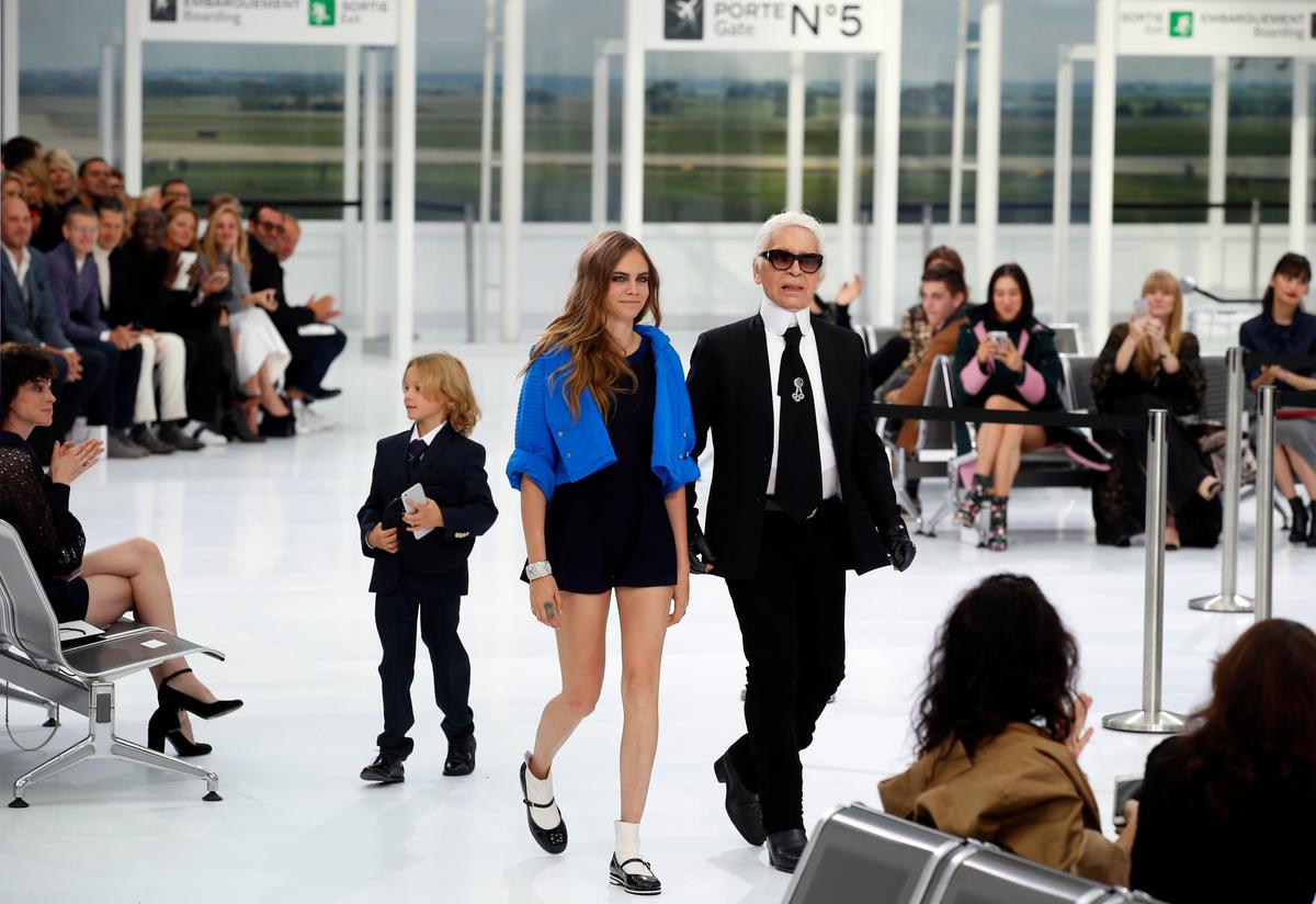 Chanel Flies the Silvery Skies 