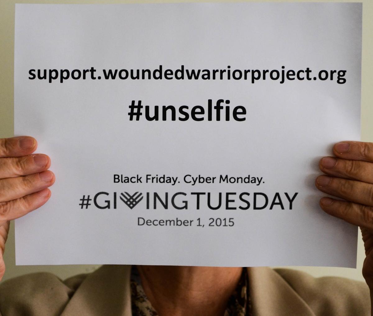 Take an Unselfish Selfie for #GivingTuesday