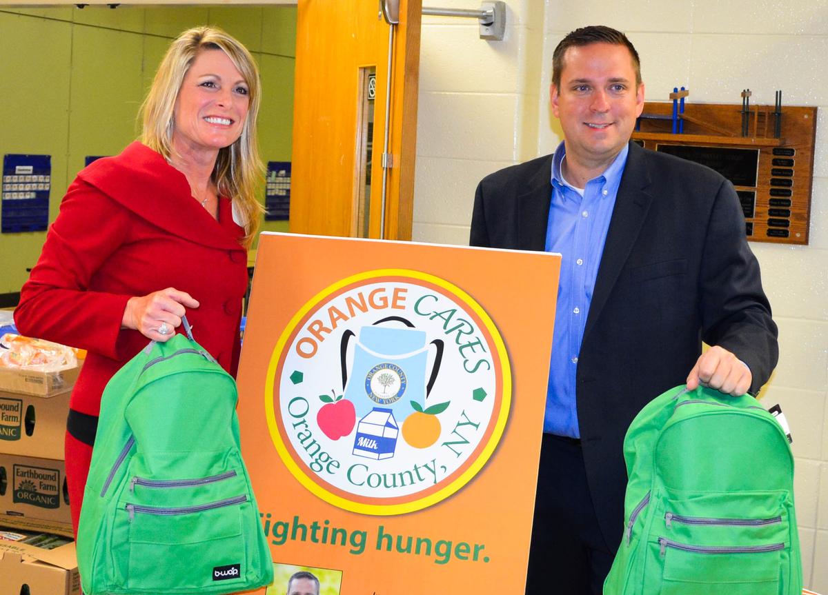 County Exec Packs Weekend Food for Chester Students